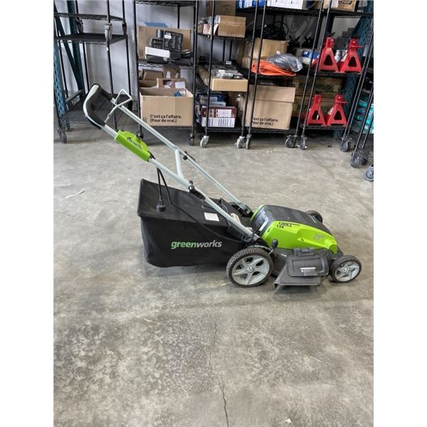 GREENWORKS 120V 13A  ELECTRIC LAWNMOWER