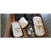 Image 2 : TRAY OF CAR PARTS INCLUDING REALISTIC CAR SPEAKERS, CAR RADIO, INTERIOR LIGHTS
