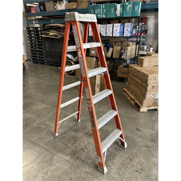LOUISVILLE FIBREGLASS 6 FOOT A FRAME LADDER