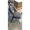 Image 3 : 6 FOLDING UPHOLSTERED CHAIRS