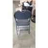 Image 4 : 6 FOLDING UPHOLSTERED CHAIRS