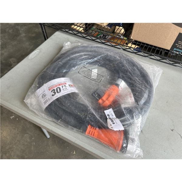 HEAVY DUTY 30 FOOT 50 AMP RV CORD. 6AWG/3C
