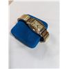 Image 2 : VINTAGE 1930 MENS WRIST WATCH, OLYMPIC 15 JEWELS, WIND UP, WORKING BUT WINDER MISSING