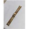 Image 1 : GOLD PLATED STAINLESS STEEL LAMP WATCH BRACELET, LIKE NEW