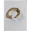 Image 3 : GOLD PLATED STAINLESS STEEL LAMP WATCH BRACELET, LIKE NEW