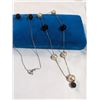 Image 1 : VINTAGE 925 STERLING SILVER BEADS NECKLACE