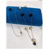 Image 2 : VINTAGE 925 STERLING SILVER BEADS NECKLACE