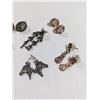 Image 2 : 7 PAIRS OF VARIOUS VINTAGE EARRINGS