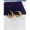 Image 1 : GOLD VERMEIL 925 STERLING SILVER EARRINGS