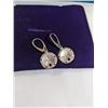 Image 2 : PAIR OF 925 STERLING SILVER SAND DOLLAR EARRINGS