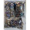 Image 1 : 3 BAGS OF MISC JEWELRY, BEADS, PARTS ETC