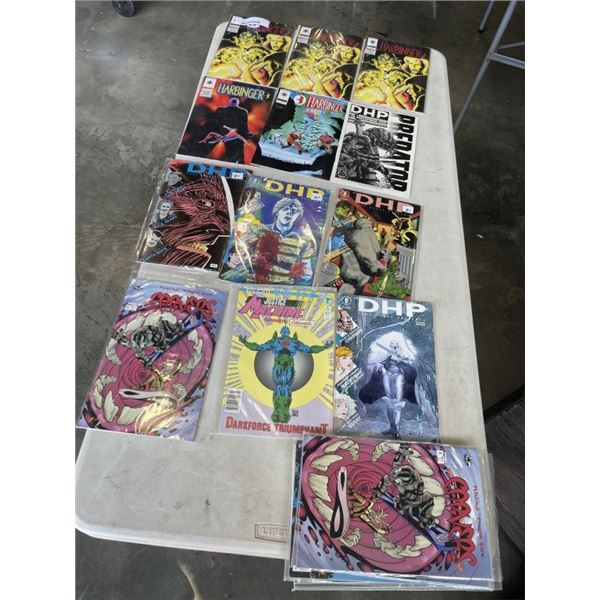 COLLECTION OF HARBRINGER,  DHP PRESENTS, JUDGE COMICS
