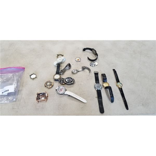 BAG OF VARIOUS WATCHES
