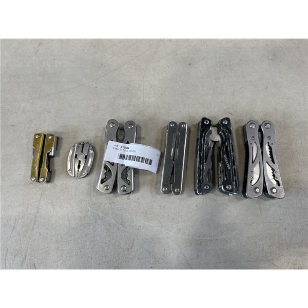 6 MULTI TOOL KNIVES
