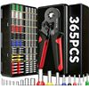 Image 1 : NEW 365 PIECE ELECTRIC CRIMPING SET WITH PLIERS