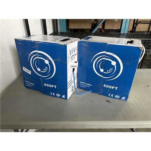 APPROX 1000FT VIVO UTP CABLE CAT 6 4 PAIR