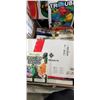 Image 2 : TRAY OF OFFICE SUPPLIES INCLUDING ZENO WATER COLOR PAPER, TINKY GEEKS PALM EGG CRAYONS, 2 POP O MATI