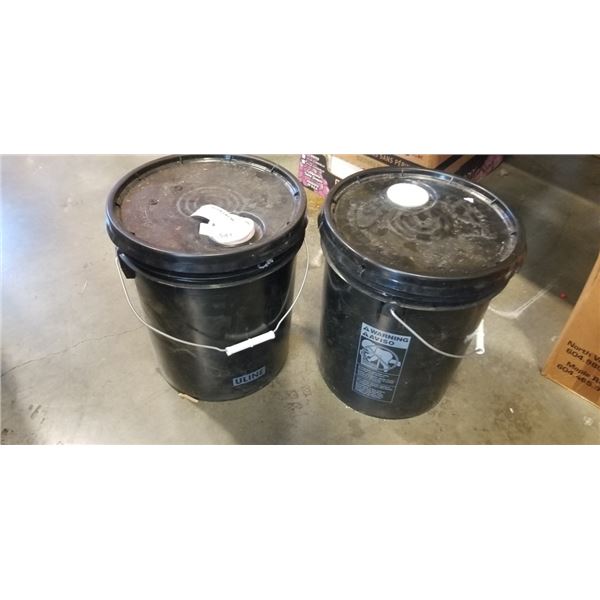 2 BUCKETS OF BEADS