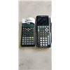 Image 2 : 4 CALCULATORS. 2 FROM CASIO, 1 FROM SHARP, 1 FROM TEXAS INSTRUMENTS