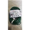 Image 1 : HEAVY DUTY 100 FOOT EXTENSION 3 OUTLET GREEN EXTENSION CORD. 12AWG/3C