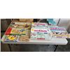 Image 1 : TRAY OF BOARD GAMES INCLUDING SCRABBLE JR, MONOPOLY