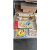 Image 2 : TRAY OF BOARD GAMES INCLUDING SCRABBLE JR, MONOPOLY