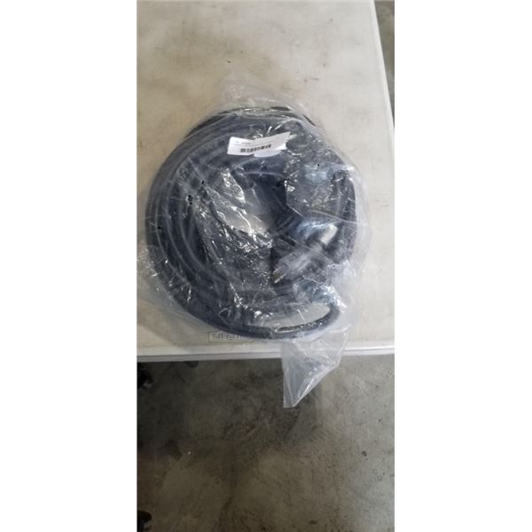 APPROX 100 FOOT HEAVY DUTY BLACK EXTENSION CORD. 10AWG/3C