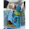 Image 3 : PLASTIC TOTE OF KIDS TOYS, BABY MAT, KIDS WALKER AND KIDS PLASTIC CHAIR