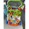 Image 4 : PLASTIC TOTE OF KIDS TOYS, BABY MAT, KIDS WALKER AND KIDS PLASTIC CHAIR
