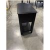 Image 3 : 1 DRAWER NIGHTSTAND WITH DARK FINISH