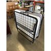 Image 2 : MILLARD SINGLE AS NEW MATTRESS WITH FOLDING COT. CERTIPUR-US