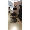Image 2 : PAIR OF PLANTER BASKETS WITH WELCOME SIGNS AND SQUARE PLANTER BOX