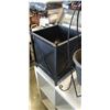 Image 4 : PAIR OF PLANTER BASKETS WITH WELCOME SIGNS AND SQUARE PLANTER BOX