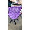Image 2 : PURPLE OFFICE MESH CHAIR