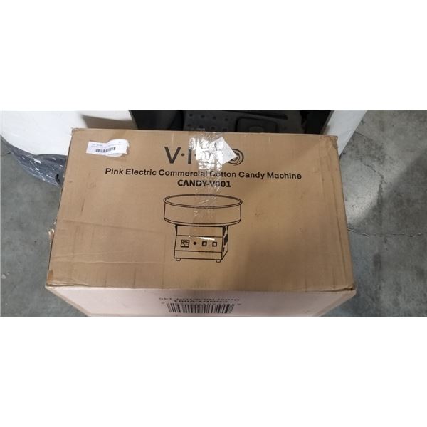 VIVO PINK ELECTRIC COMMERCIAL COTTON CANDY MACHINE