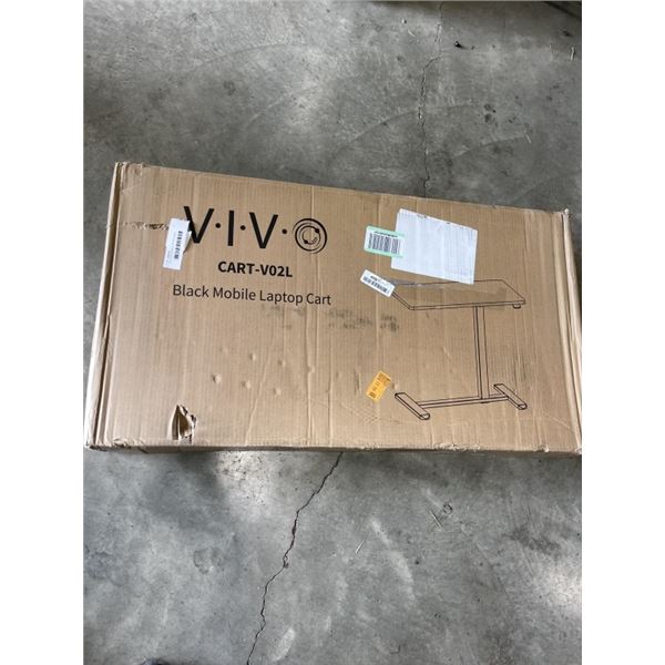 VIVO BLACK MOBILE LAPTOP CART