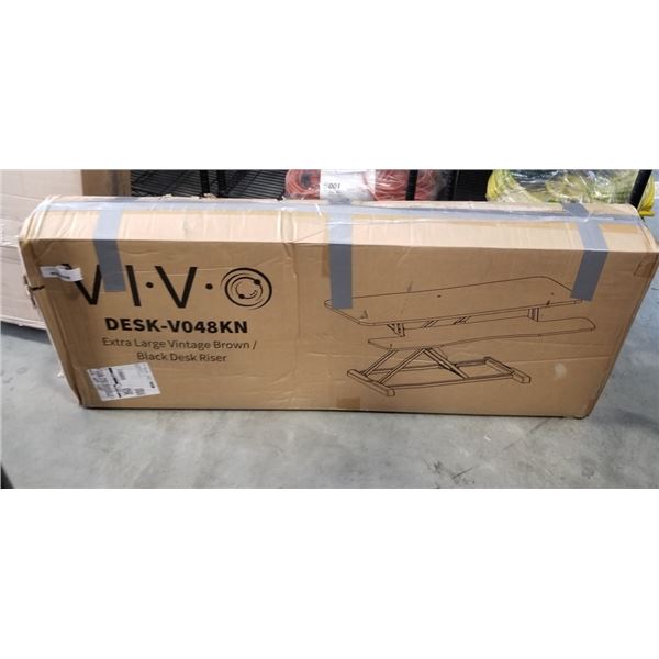 VIVO EXTRA LARGE VINTAGE BROWN/BLACK DESK RISER