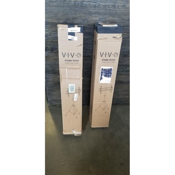 2 VIVO PORTABLE TV TRIPOD