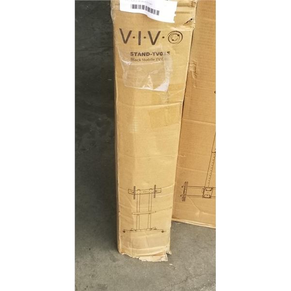 VIVO BLACK MOBILE TV CART