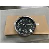 Image 2 : 3 NEW 12 INCH BLACK WALL CLOCKS