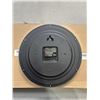 Image 4 : 3 NEW 12 INCH BLACK WALL CLOCKS