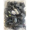 Image 2 : PLASTIC TOTE FULL OF AC ADAPTERS