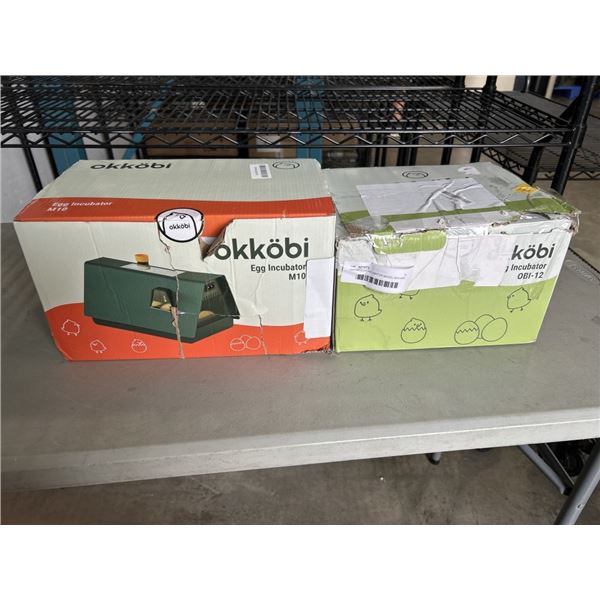 OKKOBI EGG INCUBATOR MODEL M10 AND OKKOBI EGG INCUBATOR MODEL OBI-12