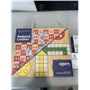 Image 2 : YELLOW MOUNTAIN SNAKES & LADDERS/ LUDO 2 IN 1, TRAVEL MAGNETIC CHESS SET, WOODEN ABACUS