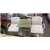 Image 1 : 3 PIECE PATIO SET WITH FOLDABLE TABLE
