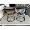 Image 1 : PAIR OF PATIO SIDE TABLES