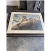 Image 1 : 43" X 33" COUGAR FRAMED PRINT SIGNED KALON GAUGHAN