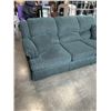 Image 6 : GREEN FABRIC SOFA  AND LOVE SEAT