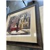 Image 2 : SNOWFALL BY LAWREN HARRIS FRAMED PRINT