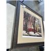 Image 3 : SNOWFALL BY LAWREN HARRIS FRAMED PRINT